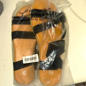 Black sandals
